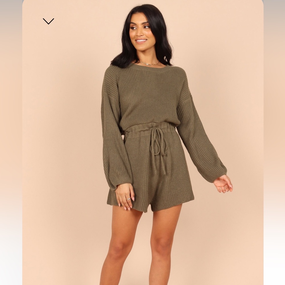 Petal and Pup Knit Romper